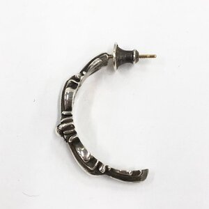 Chrome Hearts クロムハーツ　ピアス ダブルフローラル 925　総重量3.27g　【DAAI7083】