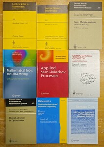 r0903-7.理工書(数学) 洋書まとめ/数理科学/MATHEMATICS/離散数学/統計/計算幾何学/組み合わせ理論/マルコフ過程/確率