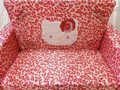 Hello  kitty折りたたみソファーヒョウ柄新品