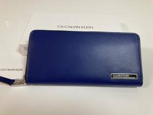 CK CALVIN KLEIN カルバンクライン ラウンドファスナー 長財布 ポリッシュ 817637 コン 定価20900円 正規品★新品