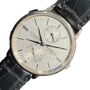 ランゲ＆ゾーネ A.LANGE&SOHNE サクソニア・デュアルタイム 386.026 K18ホワイトゴールド 腕時計 メンズ 中古