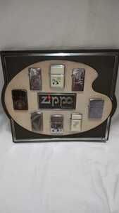 ZIPPO ジッポーコレクション　ハワイ5個・グアム1個・その他2個　ディスプレイ付きセット