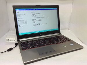 ジャンク/ FUJITSU CELH06002 CELSIUS H760 Intel Xeon E3-1505M v5 メモリ16.38GB ストレージ無し 【K03208】