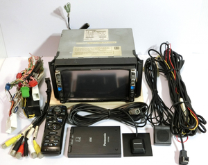 ジャンク品 部品取り カーナビ HDDナビ panasonic パナソニック ストラーダ CN-HDS935MD 地図2005年度 連動 ETC CY-ET900 セット 