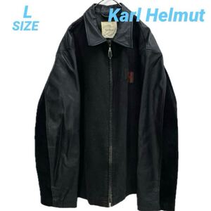 Karl Helmut カールヘルム レザー切替 ジャケット 秋 B9801