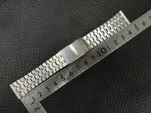 カシオ CASIO ステンレス メンズ ブレス ブレス幅15.7-17.7mm ラグ幅17.9mm 長さ 145mm 管理No.43357