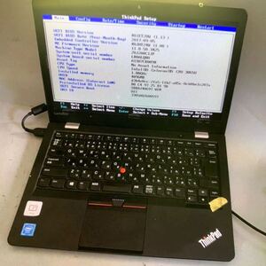 JK1866 Lenovo Thinkpad 13/celeron 3865U 1.80Ghz/メモリー：4GB/SSD:128GB/BIOS確認だけ/キー破損