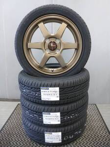 J-TECH S6+グッドイヤー★165/55R15★4本セット★軽自動車・アルト・ムーブ・コペン・Nボックス・Nワン・ラパン★ブロンズホイール★G