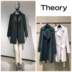 【美品】Theoryショートトレンチコート classic crepe S