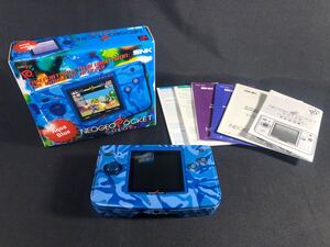 1000円~■★動作未確認★NEOGEO POCKET COLOR ネオジオポケット カラー ブルー SNK ゲーム 箱付★okoy3183235-130★r31747