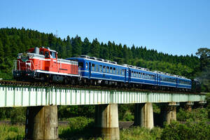 鉄道 デジ 写真 画像 DL東北DC陸羽東線号 DE10 12系 4