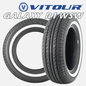 16インチ 215/60R16 95H 1本 サマータイヤ ホワイトリボン ヴィツァー ギャラクシィ ギャラクシー VITOUR GALAXY R1 WSW V00012