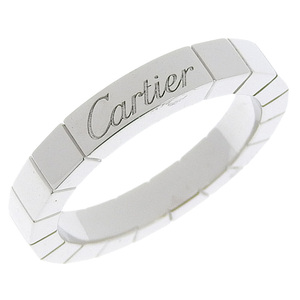 CARTIER カルティエ ラニエール リング・指輪 K18WG 8号 シルバー レディース【56280405】中古