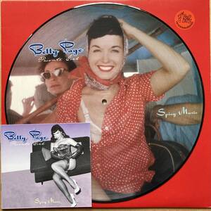 ピクチャー盤 BETTY PAGE / PRIVATE GIRL PIC LP 031 PICTURE DISC ブックレット付き