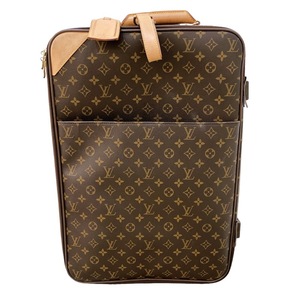 ルイ・ヴィトン LOUIS VUITTON ペガス 55 M23294 ブラウン　ゴールド金具 モノグラム×キャンバス キャリーバッグ ユニセックス 中古