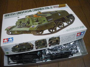 ややジャンク　TAMIYA　タミヤ　1/35　ブレンガンキャリアー 強行偵察　BRITISH UNIVERSAL CARRIER Mk.Ⅱ　未組立　同梱、郵送可