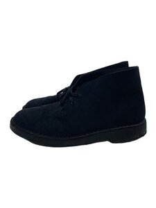 Clarks◆デザートブーツ/US8.5/NVY/スウェード