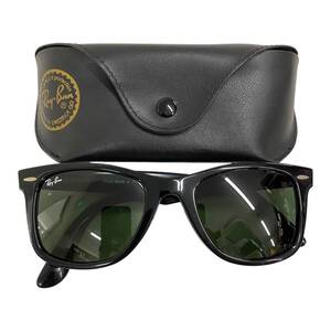 Ray-Ban レイバン RB2140-F 901 52□22 ウェイファーラー WAYFARER サングラス グリーン系 メンズ 眼鏡 ケース付き