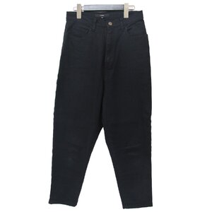 FLORENT フローレント パンツ サイズ:32(XXS) デニムパンツ テーパード サルエル風 ストレッチ 11OZ コットン 綿 23春夏 ブラック 日本製