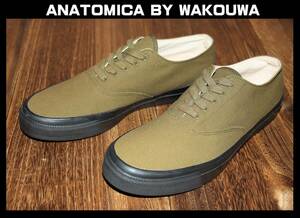 送料無料 即決【未使用】 ANATOMICA BY WAKOUWA ★ DECK SHOES LOW 26cm ★ アナトミカ ワクワ デッキシューズ 箱無し スニーカー