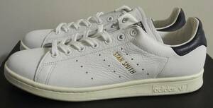 ほぼ新品 スタンスミス 2019年製 JP28.0cm 白×紺 CQ2870 天然皮革 生産終了 adidas stansmith ホワイト×ネイビー 本革 アディダス