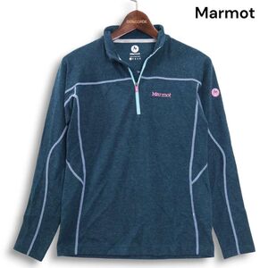 Marmot マーモット 秋冬 ウール混★ 長袖 ハーフジップ シャツ ベースレイヤー Sz.M　レディース アウトドア 登山　K4T02049_B#B