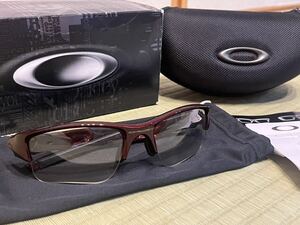 OAKLEY オークリー FLAK JACKET フラックジャケット メタリックレッド 03-883J XLJ カスタム調光レンズ 廃盤品 