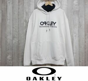 【新品:SALE】24 OAKLEY RIDER LONG 2.0 HOODIE - S - WHITE/BLACK 撥水 パーカー スノーボード 正規品