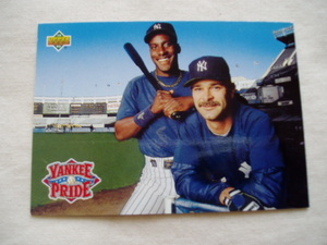 ドン・マッティングリー＆ロベルト・ケリー【DON MATTINGLY＆ROBERTO KELLY】◆UPPER DECK 1993 ニューヨークヤンキース