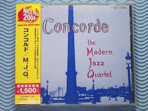 [国内盤]モダン・ジャズ・カルテット「コンコルド/Concorde」Modern Jazz Quartet/MJQ/M.J.Q./リマスター/HQCD/名盤