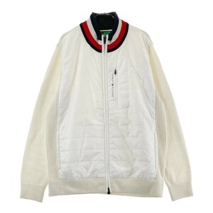 TOMMY HILFIGER GOLF トミー ヒルフィガーゴルフ ニット切替 中綿ジャケット ホワイト系 LL [240101229693] ゴルフウェア メンズ