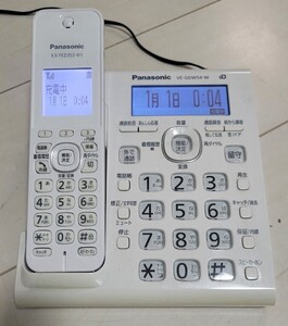 パナソニック コードレス電話機　 VE-GDW54D-W