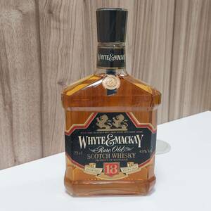 WHYTE&MACKAY ホワイト&マッカイ レア オールド 18年 43% 750ml スコッチ 未開封 自宅保管品 古酒 洋酒 ◆22341