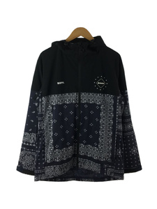 F.C.R.B.(F.C.Real Bristol)◆BANDANA TRAINING JACKET/マウンテンパーカ/XL/ナイロン/NVY/総柄