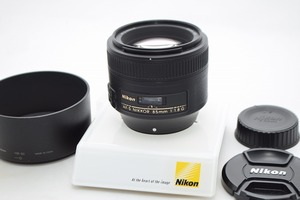 美品★Nikon ニコン AF-S NIKKOR 85mm F1.8G ★レンズフード付