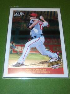 【Max Scherzer】2019 Donruss Optic Highlights