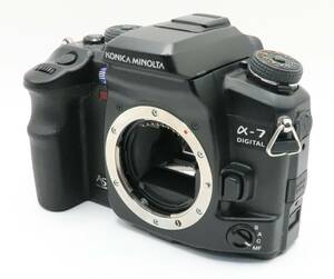 ★良品★　コニカミノルタ KONICA MINOLTA α-7 DIGITAL バッテリー付 #704