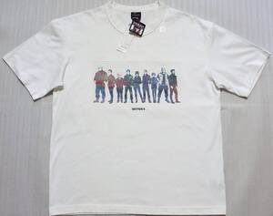 【タグ付き新品】 GU × 攻殻機動隊 SAC_2045 ビッグTシャツ 5分袖 Lサイズ ホワイト