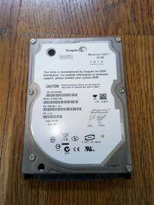 ノートPC用 Seagate 2.5インチ SATA HDD 60GB