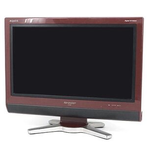 【中古】SHARP 26V型 液晶テレビ AQUOS LC-26D50-R レッド [管理:1150029365]