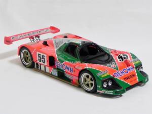 オートアート 1/18 マツダ 787B #55 1991 ルマン 24th 優勝 破損・欠品多数有り