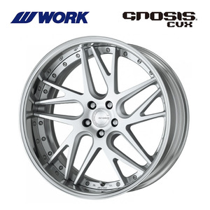 送料無料 ワーク GNOSIS CVX FULL REVERSE ミドルコンケイブ BIG CALIPER Rdisk 10J-21 +43～－17 5H-114.3 【1本単品 新品】