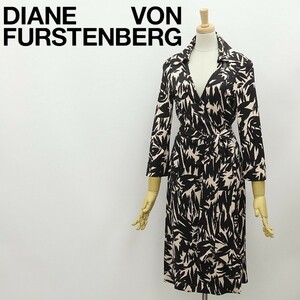 ●DIANE von FURSTENBERG ダイアンフォン ファステンバーグ JUSTIN シルク ジャージー ラップ ワンピース 4