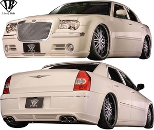 【M’s】クライスラー 300/300C/SRT8 前期 後期 (2005y-2010y) LB★PERFORMANCE エアロキット 2点 / FRP Liberty Walk リバティーウォーク