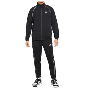 ■ナイキ スポーツウエア トラックスーツ セットアップ ブラック/ホワイト 新品 サイズXL NIKE NSW TRACKSUIT 上下セット CZ9989-010