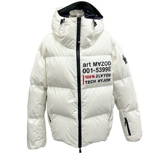 MONCLER モンクレール ロゴ ダウンジャケット ホワイト 表記サイズ3 H20971A00066 5399E