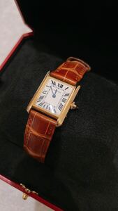 Cartier カルティエ タンク ルイ カルティエ ウォッチ SM イエローゴールド YG 18k