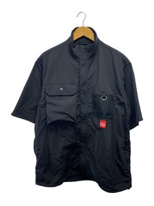 Manhattan Portage◆半袖シャツ/ナイロンジャケット/M/ナイロン/BLK/ブラック/クロ/無地/23SS-MP-M516