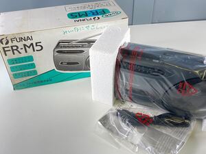 ★未使用品 FUNAI フナイ FR-M5 録音 再生 ラジオカセット ラジカセ ラジオ レコーダー FM AM 防災 災害 対策 昭和 現状品 管理TO966