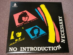 ＬＰ　John Paul Jones / Jimmy Page / Albert Lee　No Introduction Necessary　ＵＫ盤